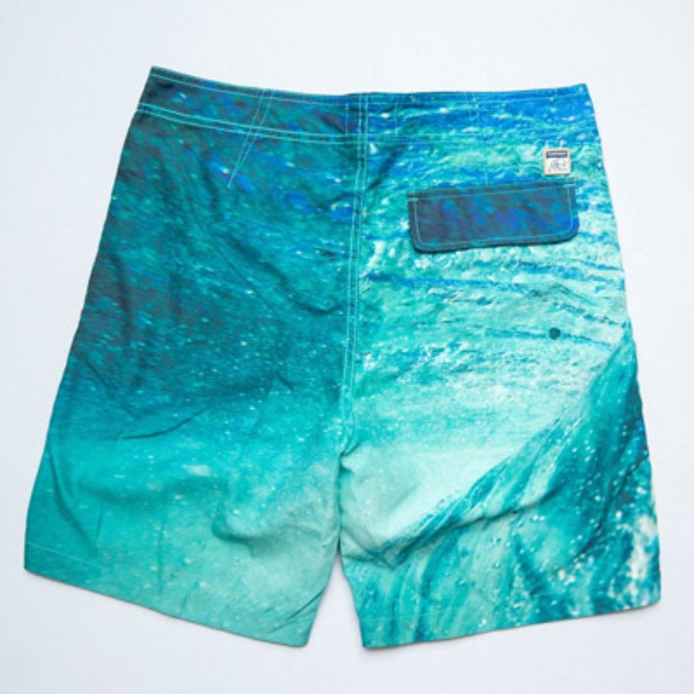 Surfside Supply Swim shorts green and Blue
